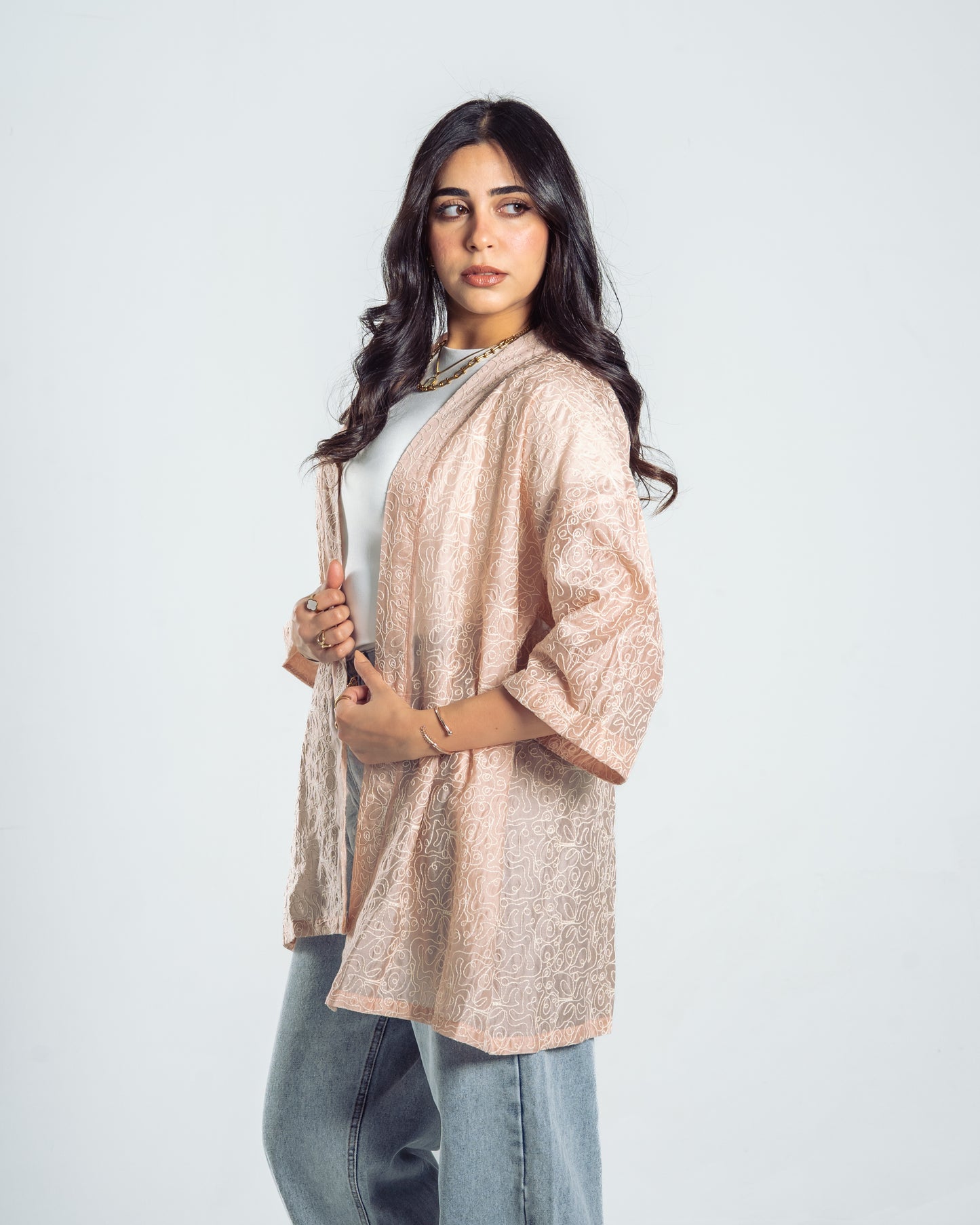 organza cardigan