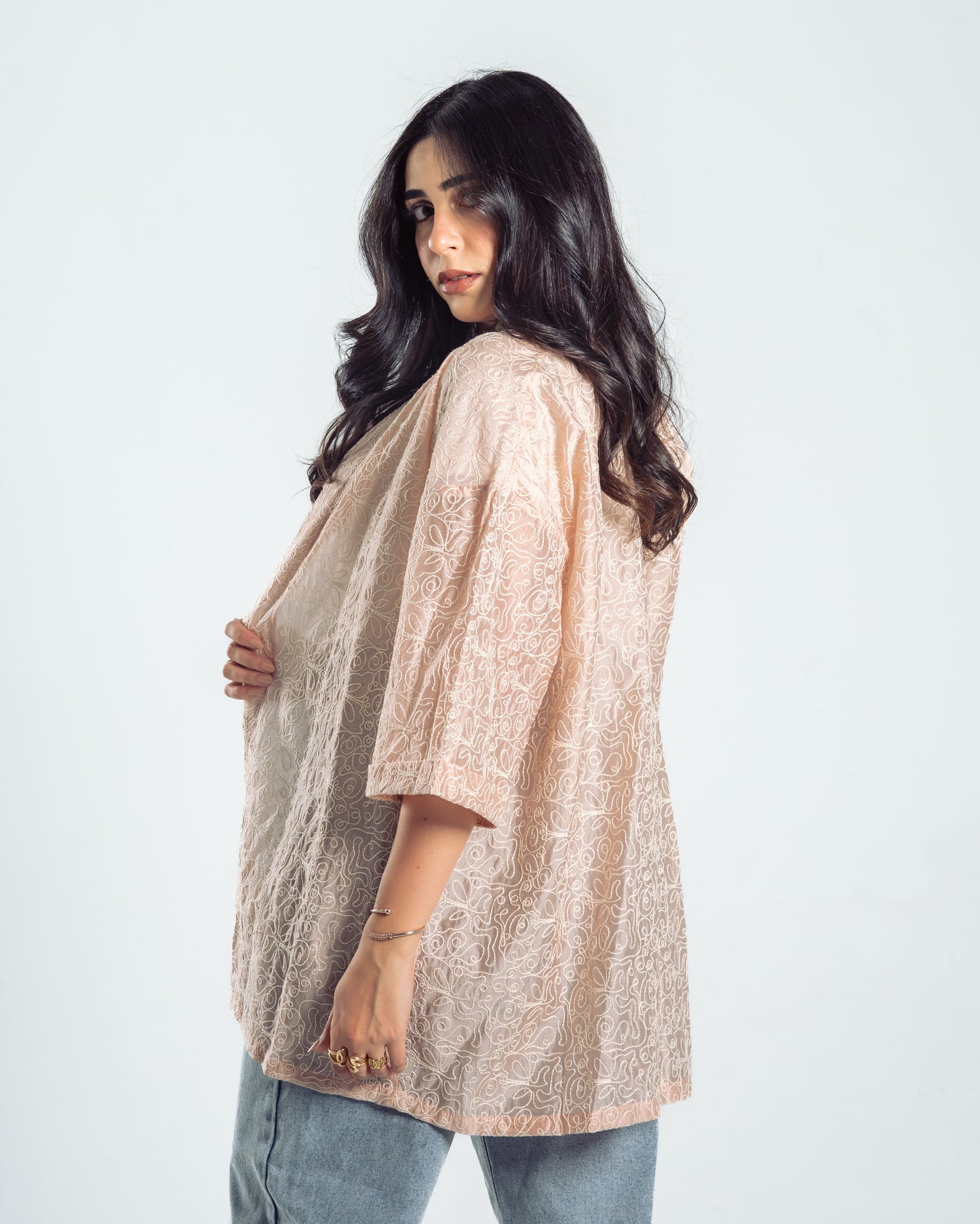 organza cardigan