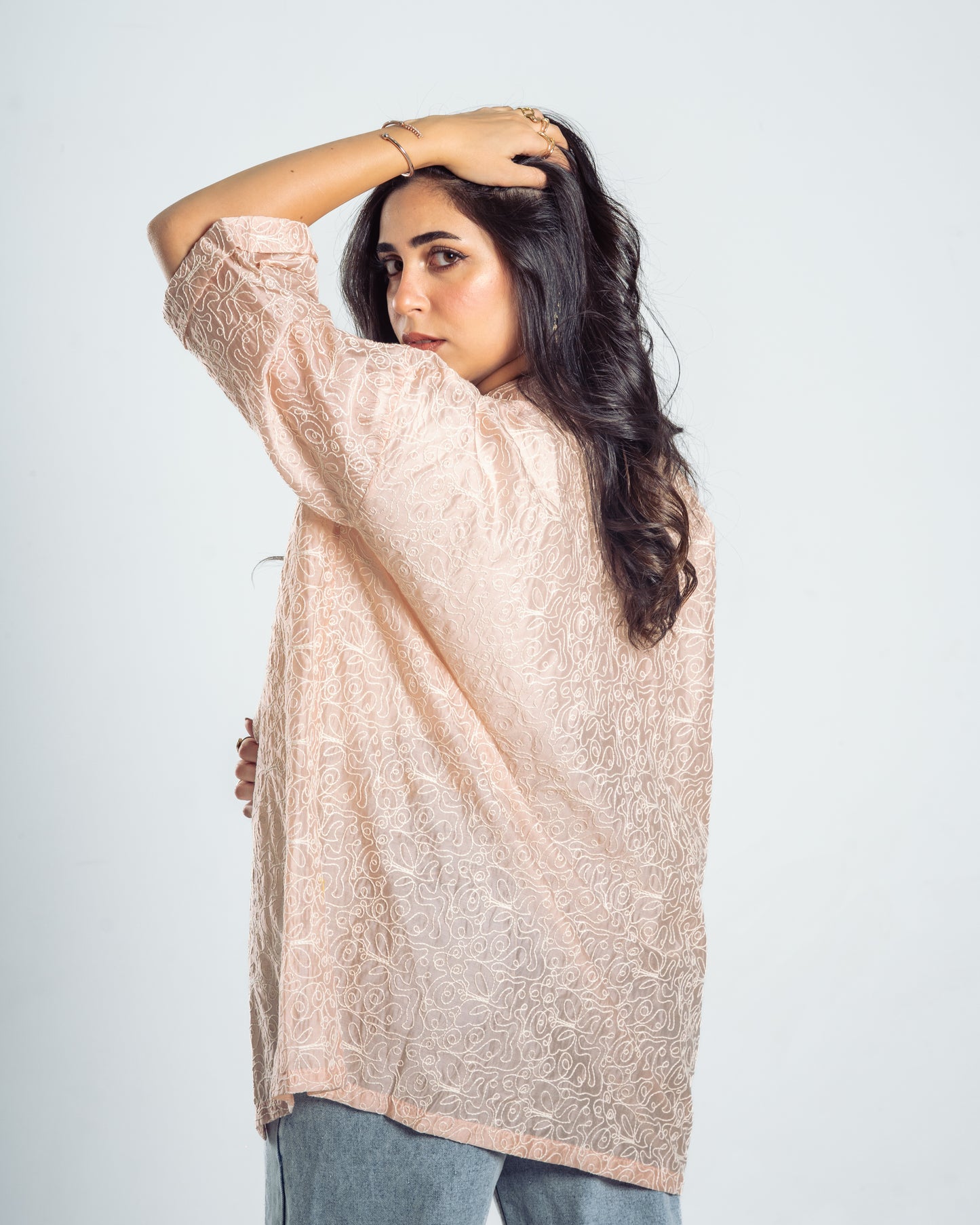 organza cardigan