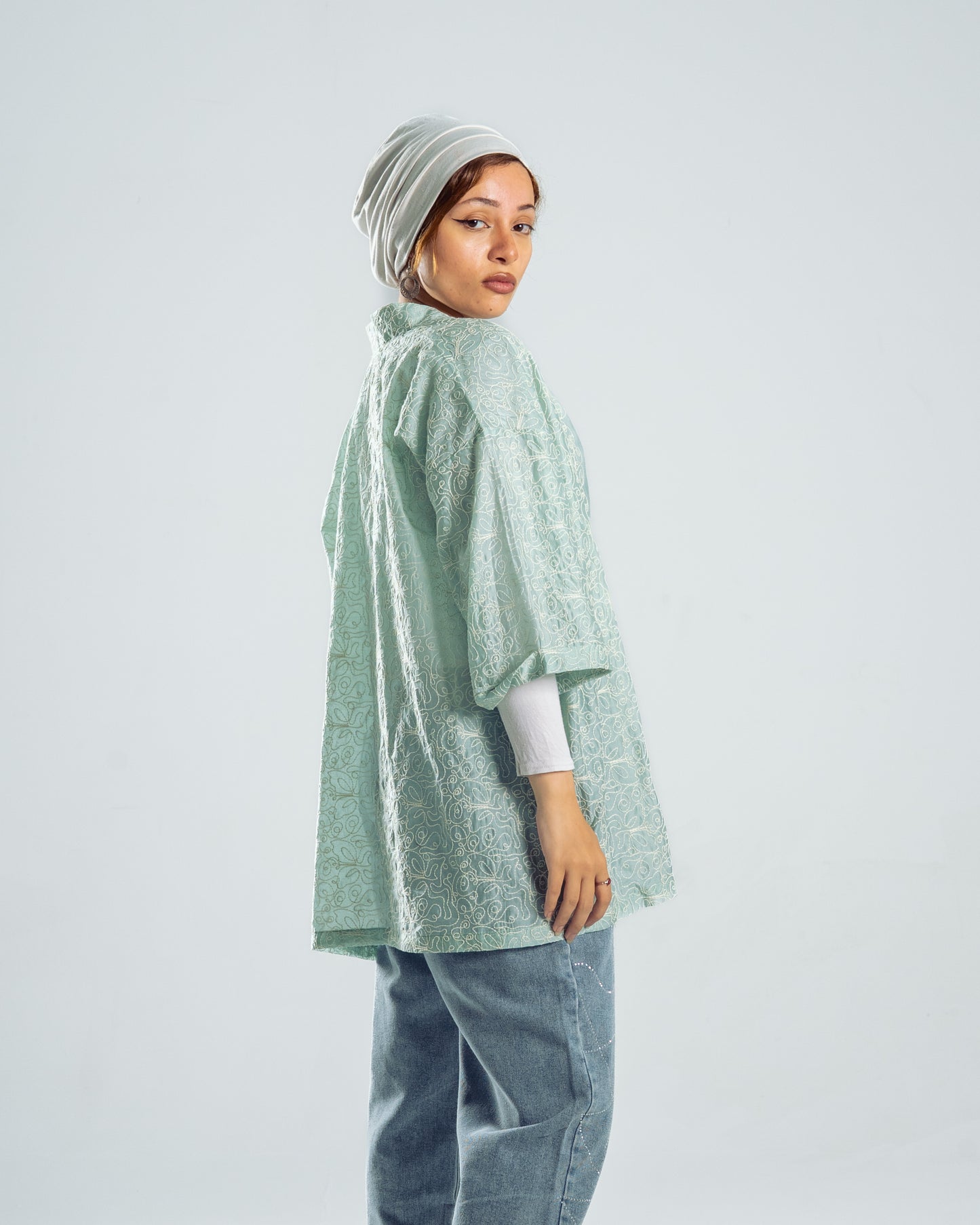organza cardigan
