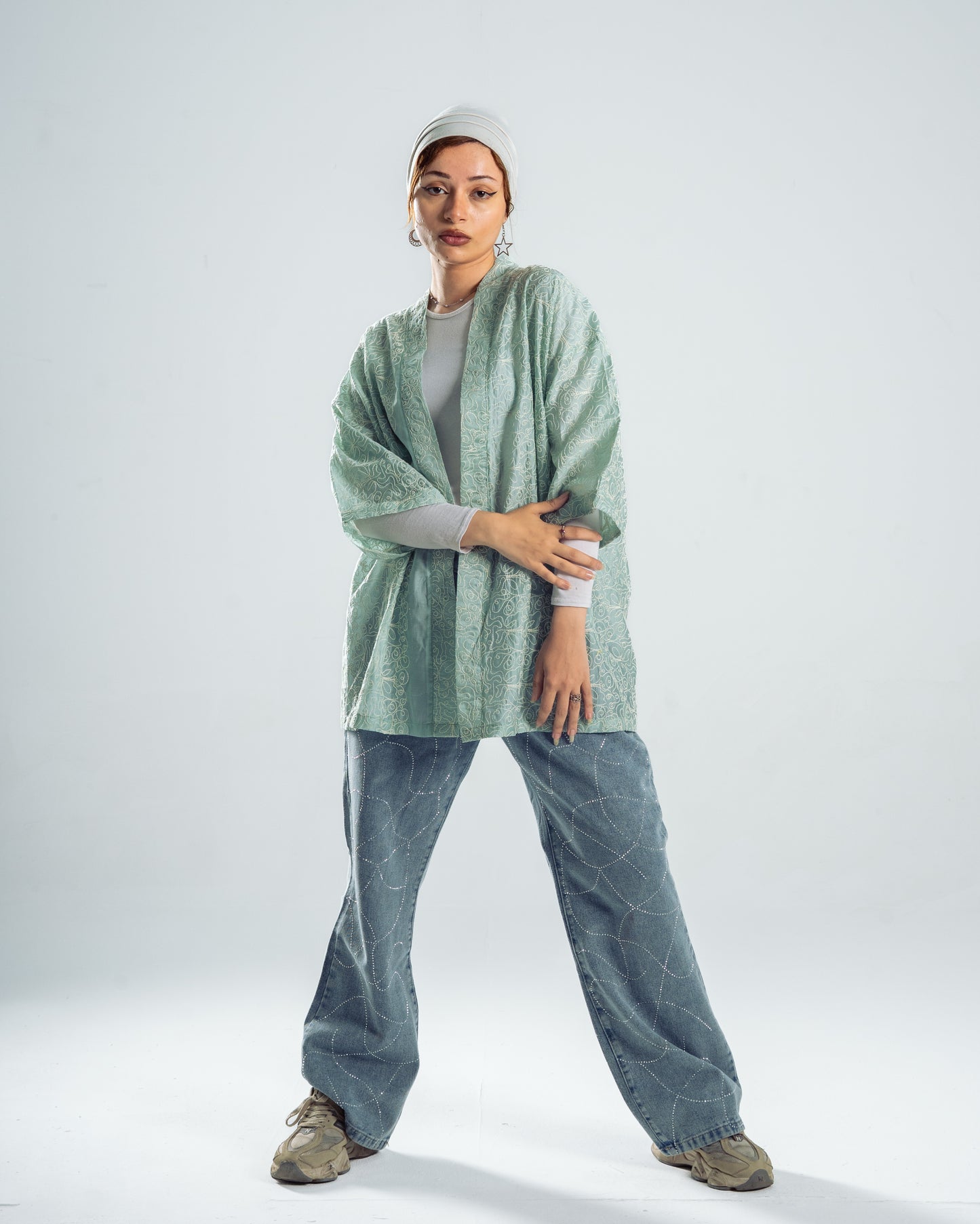 organza cardigan