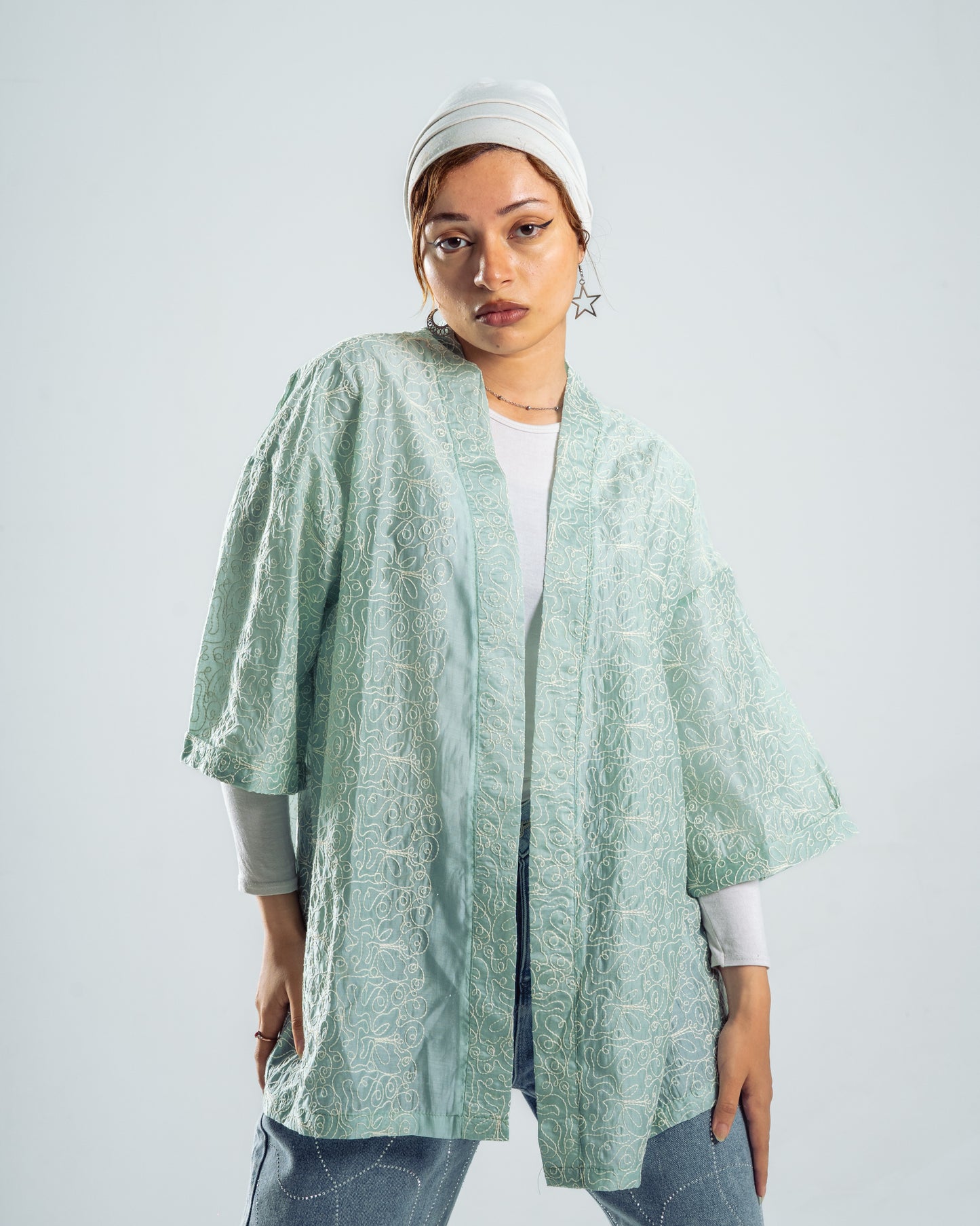 organza cardigan