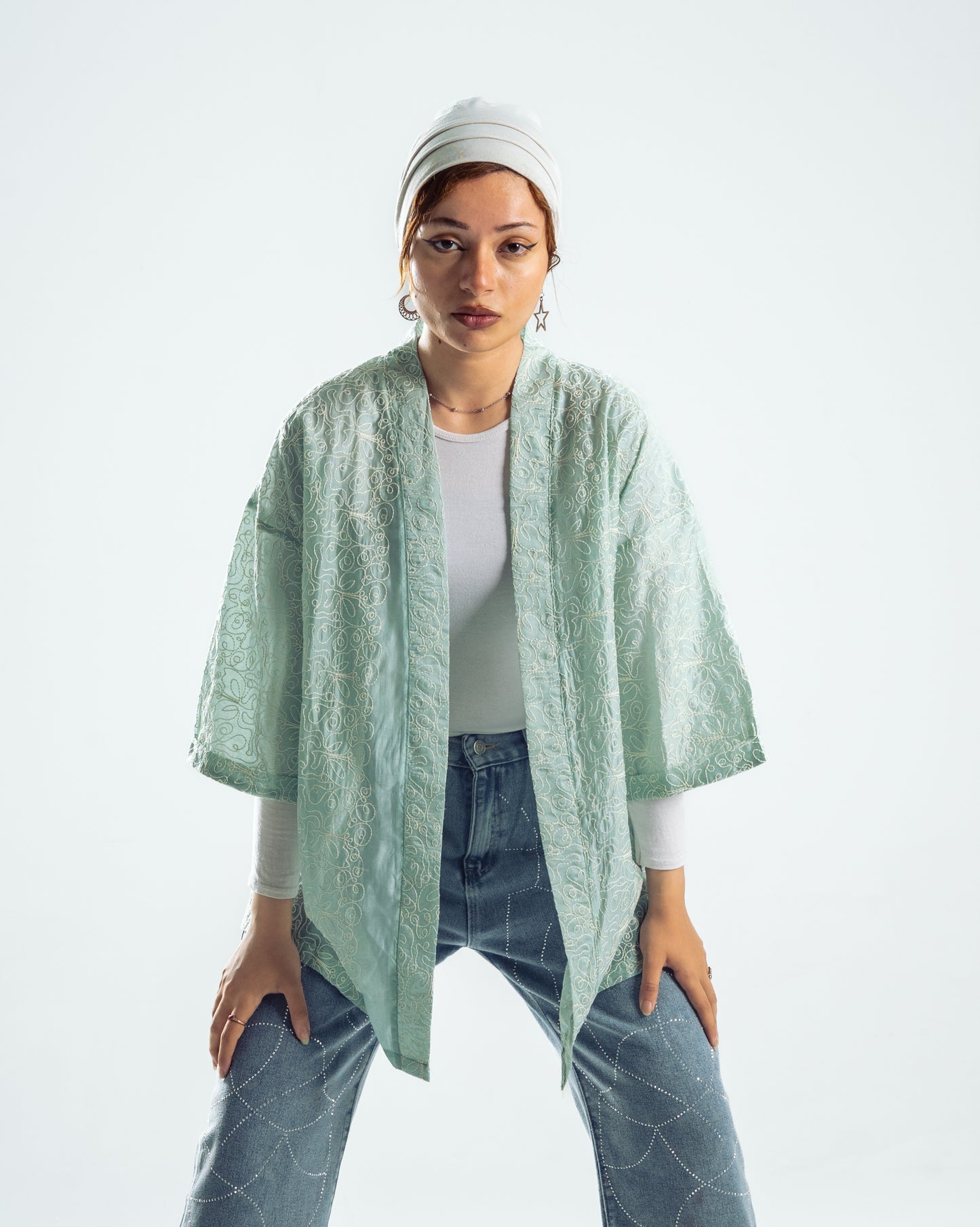 organza cardigan
