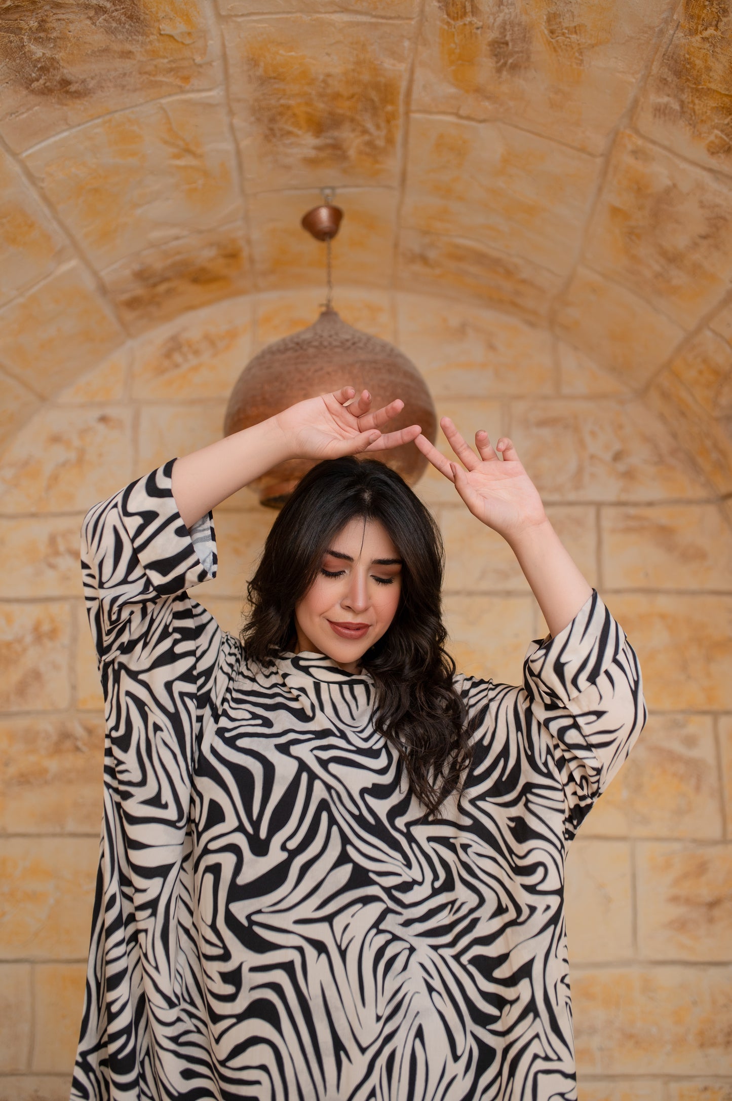 zebra dress