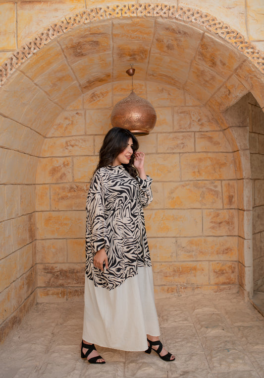 zebra dress